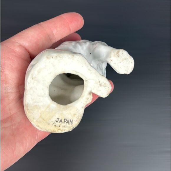 Vintage Ceramic Dog Figurine German Shepherd Puppy made in Japan - Picture 8 of 10